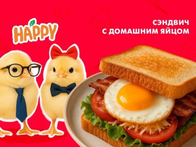 Аппетитный сэндвич с домашним яйцом — быстрый завтрак для школьника