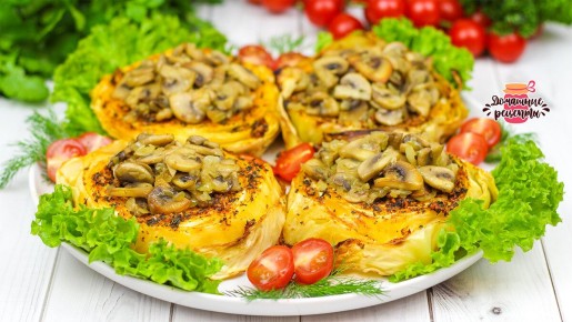 Запеченная капуста с грибами: легкий и сытный вечерний ужин