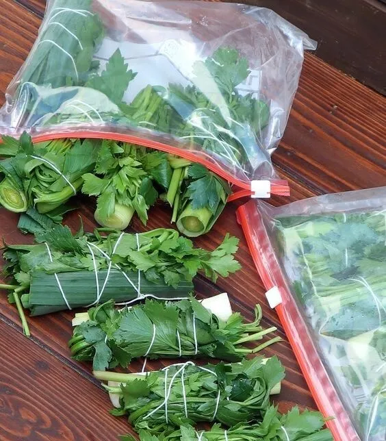 Кулинарный секрет: как правильно замораживать зелень с помощью букета "Гарни"