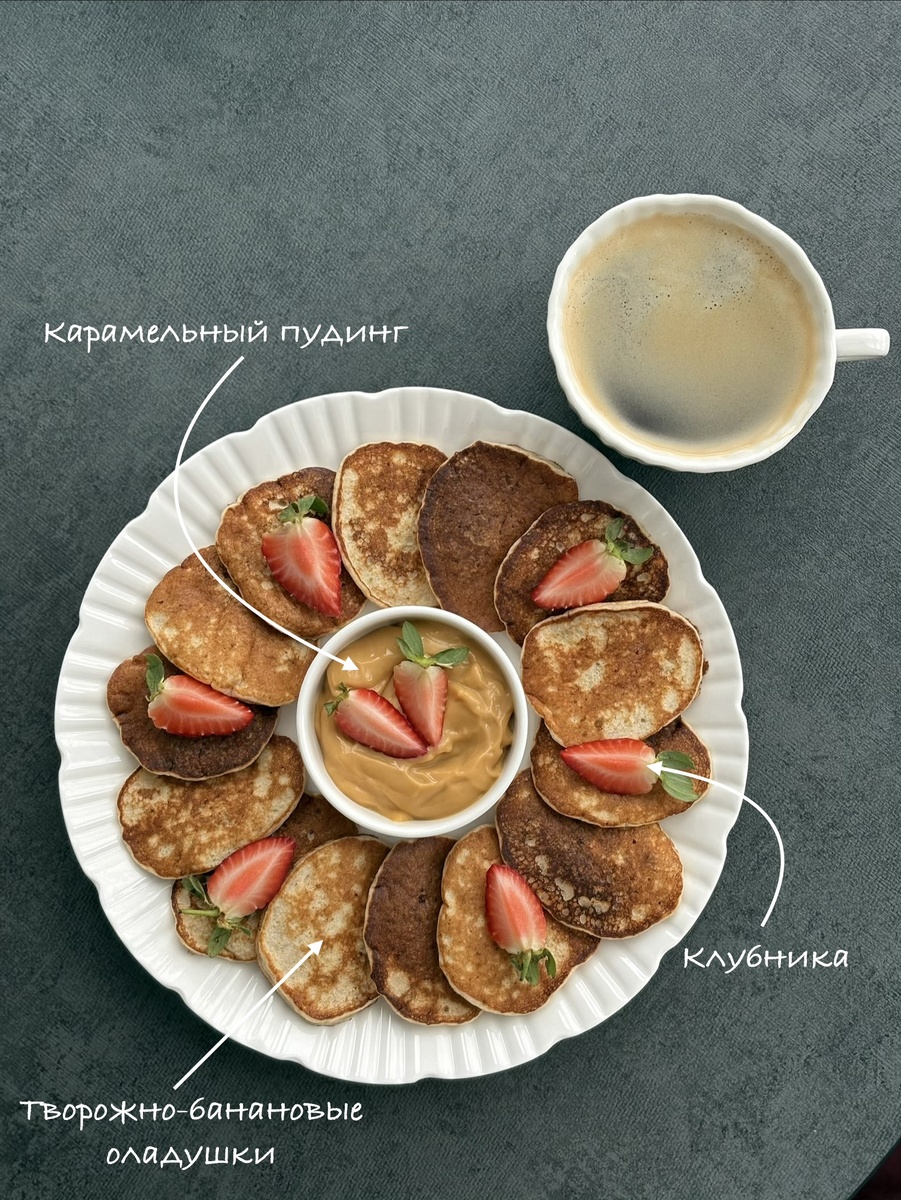 Сладкое утро с оладьями