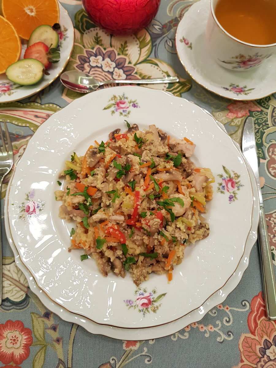 Марокканская курица с кус-кусом: вкусно и просто