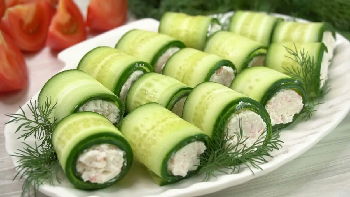 Огуречные роллы: легкие и изысканные закуски для вашего стола