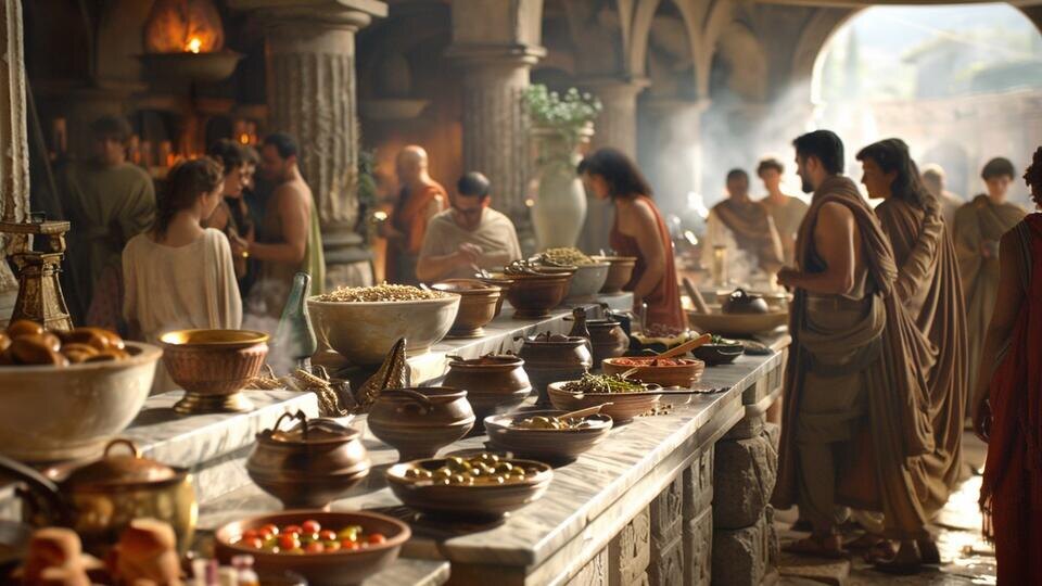 Секреты древнеримского фастфуда: что ели в термополиях