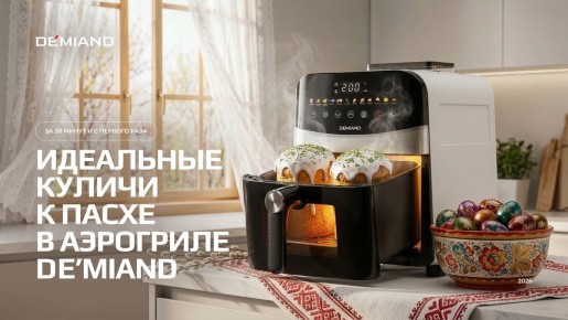 Куличи к Пасхе: быстрое и простое совершенство в аэрогриле