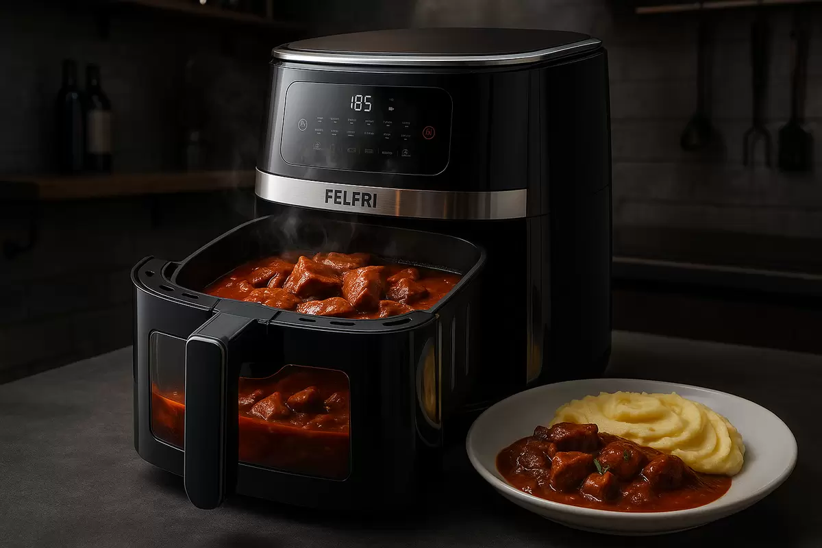 Гуляш классический в аэрогриле: простой путь к насыщенному цвету и мягкости