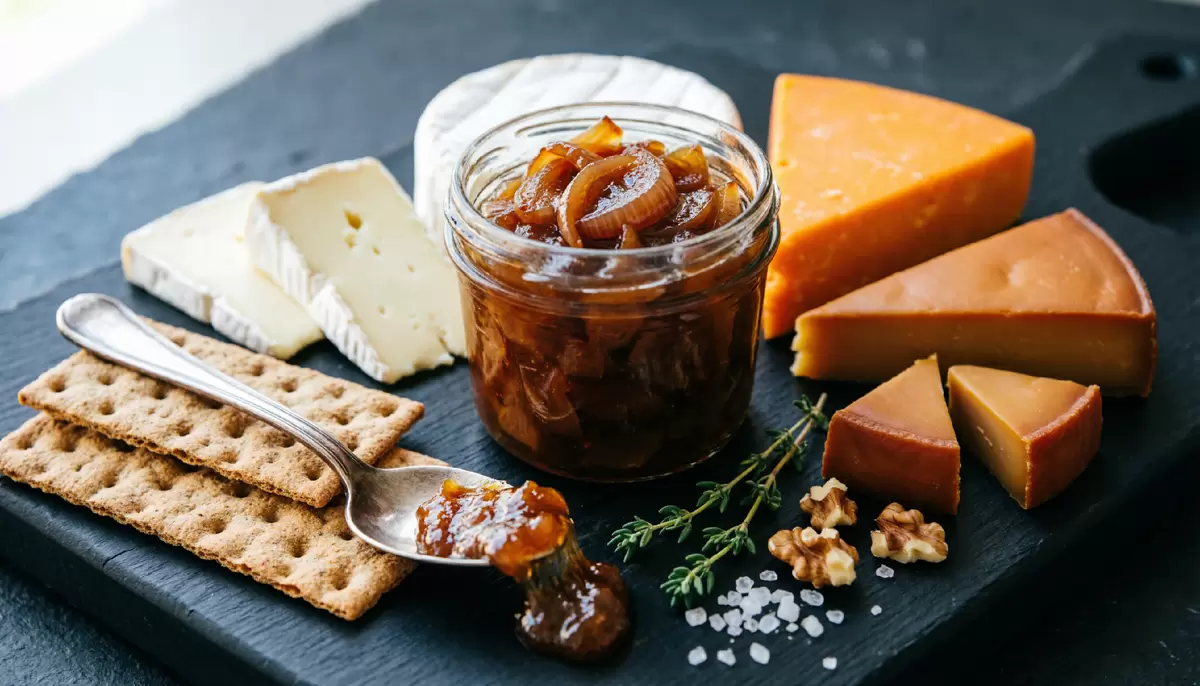 Необычный луковый джем для лучшего сырного ужина
