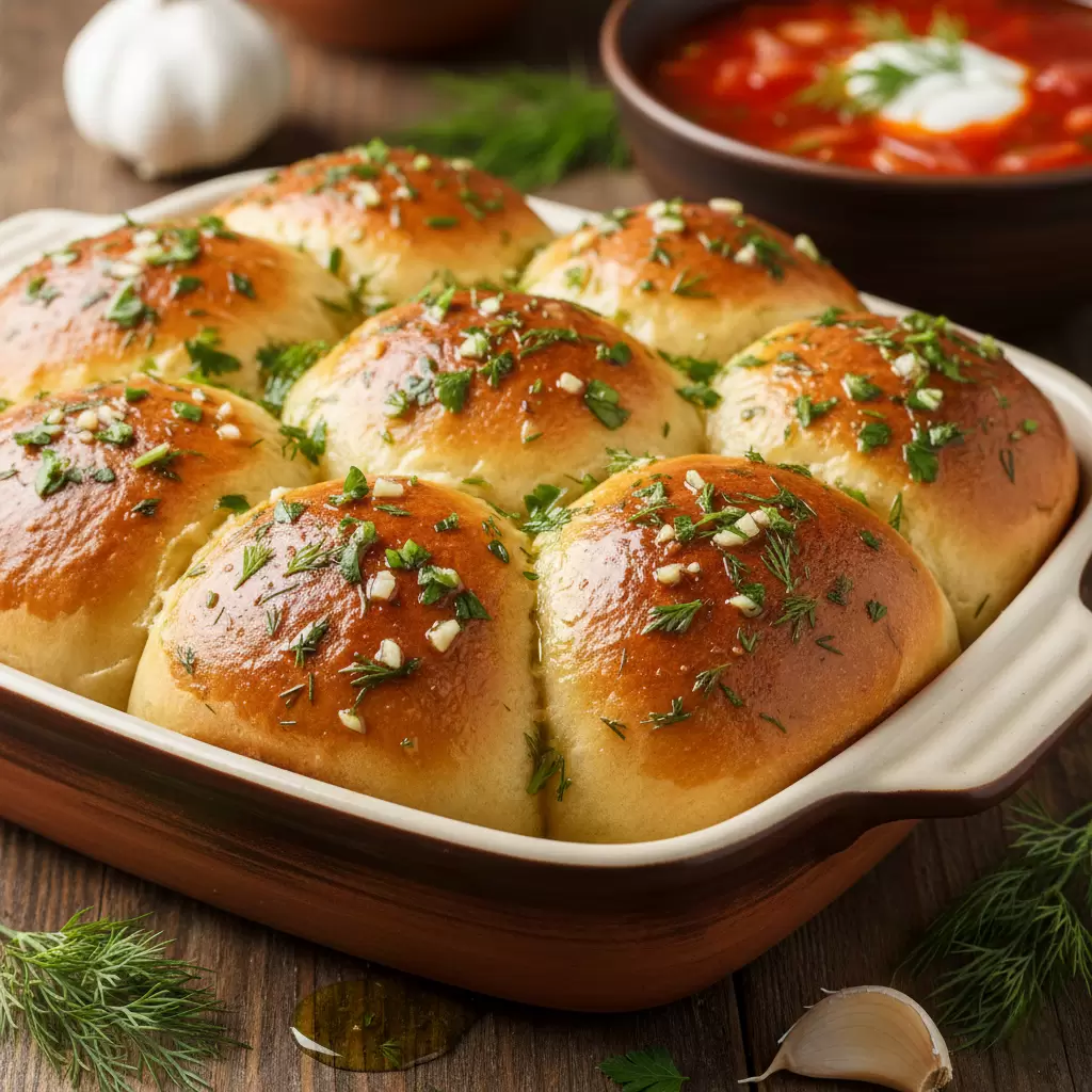 Рецепт невероятно мягких чесночных булочек