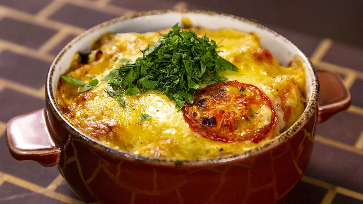 Легкое и вкусное новогоднее жаркое с сыром