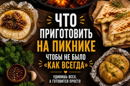 Необычные блюда для пикника: удивите своих гостей
