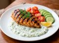 Греческая курица с дзадзики: легкое блюдо для солнечных дней