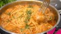 Уникальное сочетание тефтелей и спагетти: просто, вкусно, с любовью