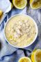 Греческий куриный суп с лимоном и яйцом